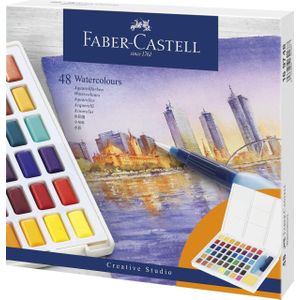 FABER-CASTELL Aquarellfarben farbsortiert