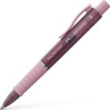 FABER-CASTELL Kugelschreiber Poly Ball View rose/transparent, Schreibfarbe: blau, 1 St.