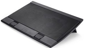 DeepCool WIND PAL FS Black Laptop Cooler, 2x 140mm Fan, 2x USB 2.0 Hub