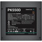 Deepcool 550D voeding 20+4 pin ATX zwart (550 W), PC-voedingseenheid, Zwart