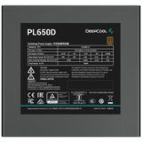 Deepcool - PL650-D - PC Voeding - Wit - 650W - 80 PLUS Bronze