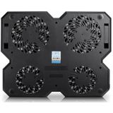 DeepCool Multi Core X6 Black Laptop Cooler, 4x Fan , 2x Built in USB:2.0 Ports