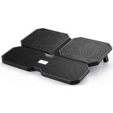 DeepCool Multi Core X6 Black Laptop Cooler, 4x Fan , 2x Built in USB:2.0 Ports