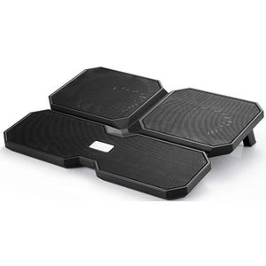 DeepCool Multi Core X6 Black Laptop Cooler, 4x Fan , 2x Built in USB:2.0 Ports