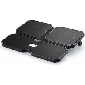 DeepCool Multi Core X6 Black Laptop Cooler, 4x Fan , 2x Built in USB:2.0 Ports