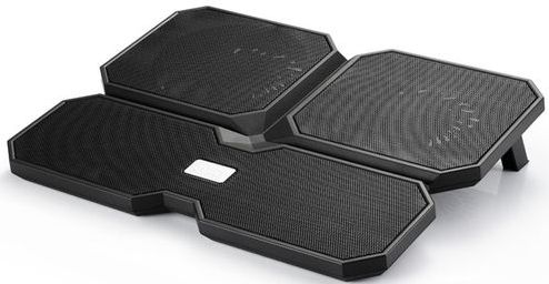 DeepCool Multi Core X6 Black Laptop Cooler, 4x Fan , 2x Built in USB:2.0 Ports