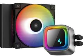 DeepCool LS320 Processor Alles-in-één vloeistofkoeler 12 cm Zwart 1 stuk(s)
