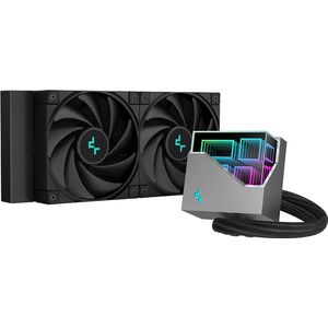 DeepCool LT520 Processor Alles-in-één-vloeistofkoeler 12 cm Zwart 1 stuk(s)