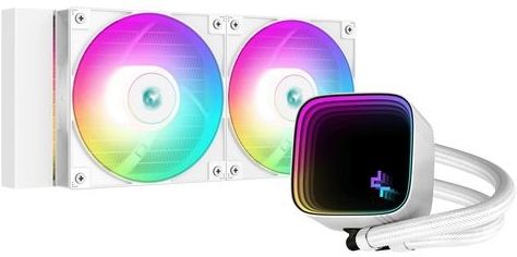 DeepCool - LS520 SE WH - Vloeistofkoelsysteem - Wit - 240 mm - ARGB