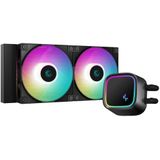DeepCool LE520 Processor Alles-in-één vloeistofkoeler 12 cm Zwart 1 stuk(s)