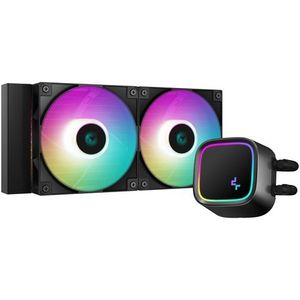 DeepCool LE520 Processor Alles-in-één vloeistofkoeler 12 cm Zwart 1 stuk(s)