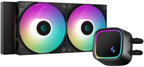 DeepCool LE520 Processor Alles-in-één vloeistofkoeler 12 cm Zwart 1 stuk(s)