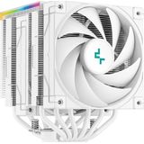 DeepCool AK620 Digital WH - Koeler voor processor - 68.99 cfm - 500 - 1850 omw/min. - 28 dBA - RGB - 4-pins PMW - voor Intel LGA: 2066, 2011-v3, 2011, 1700, 1200, 115x - AMD AM5, AM4 - RGB - wit