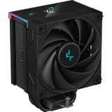 DeepCool AK500S Digital - Koeler voor processor - 4-pins PMW - voor Intel LGA: 2066, 2011-v3, 2011, 1200, 1700, 115x - AMD AM5, AM4 - zwart