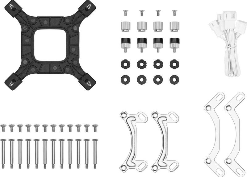 DeepCool LE720 WH Processor Alles-in-één vloeistofkoeler 12 cm Wit 1 stuk(s)