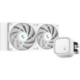 DeepCool LE520 WH Processor Alles-in-één vloeistofkoeler 12 cm Wit 1 stuk(s)
