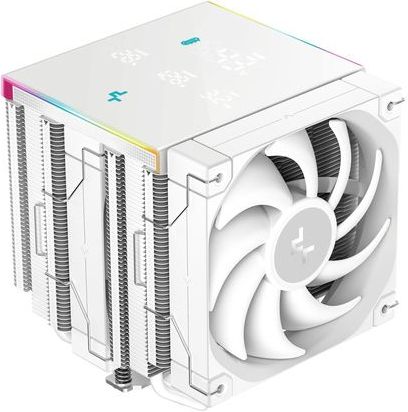 Deepcool - AK620 Digital Pro - Processorkoeler - Wit - CTT 2.0 Heatpipe-technologie