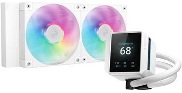 Deepcool - Mystique 240 ARGB - CPU Waterkoeler - Wit - ARGB-Verlichting