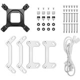 DeepCool - MYSTIQUE 360 ARGB - Waterkoeling - Wit - TFT-scherm - 640x480