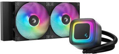 Deepcool - LE240 V2 - CPU Waterkoeler - Zwart - Materiaal: Aluminium