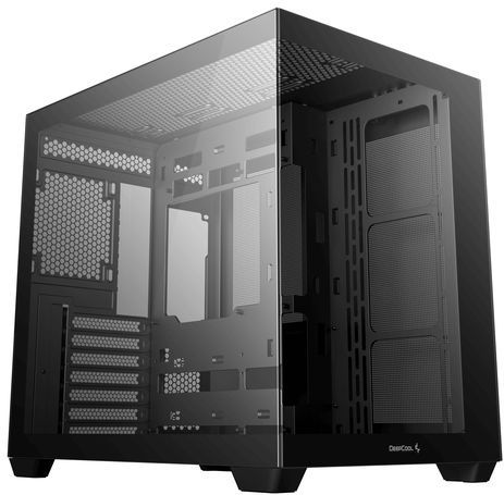 NoName - CG530 - PC-behuizing - Zwart - Tempered Glass x 2