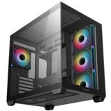 DeepCool - CG530 4F - Midi Tower Behuizing - Zwart - Gehard Glas