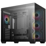 DeepCool - CG530 4F - Midi Tower Behuizing - Zwart - Gehard Glas