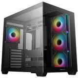 DeepCool - CG530 4F - Midi Tower Behuizing - Zwart - Gehard Glas