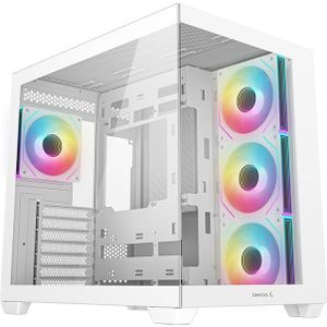DeepCool - CG530 4F - Midi Tower Behuizing - Zwart - Gehard Glas