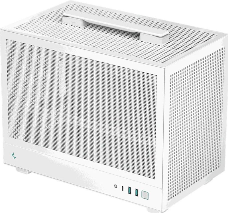 DeepCool CH160 Mesh SFF Mini ITX geen voeding (ATX, SFX, SFX) 1x", 1x" 2x USB A 1x USB C wit