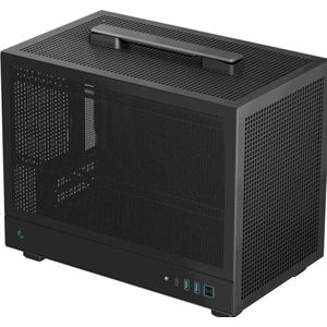 DeepCool CH160 Mesh SFF Mini ITX geen voeding (ATX, SFX, SFX) 1x", 1x" 2x USB A 1x USB C zwart