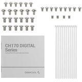 DeepCool - CH170 DIGITAL - Mini Tower Behuizing - Zwart - Staal