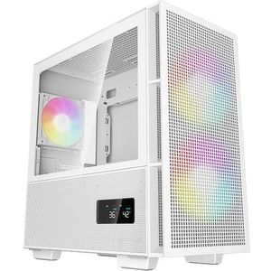 DeepCool - CH360 DIGITAL - Mini Tower Behuizing - Zwart - Glas/Gaas