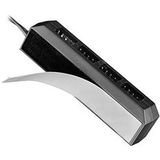 FH-04 - Ventilator Hub - Zwart - Compatibel met 3-pins en 4-pins