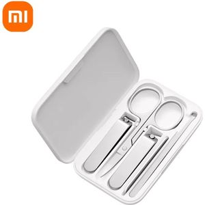 Xiaomi Mijia Pedicureset | 5-delig | Roestvrije Staal | Schuine Nagelknipper - Platte Nagelknipper - Nagelschaar - Nagelvijl - Oorplukker