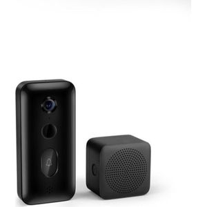 Xiaomi - Smart Doorbell 3 - Draadloze Videodeurbel - Zwart - 2K - Bewegingsdetectie