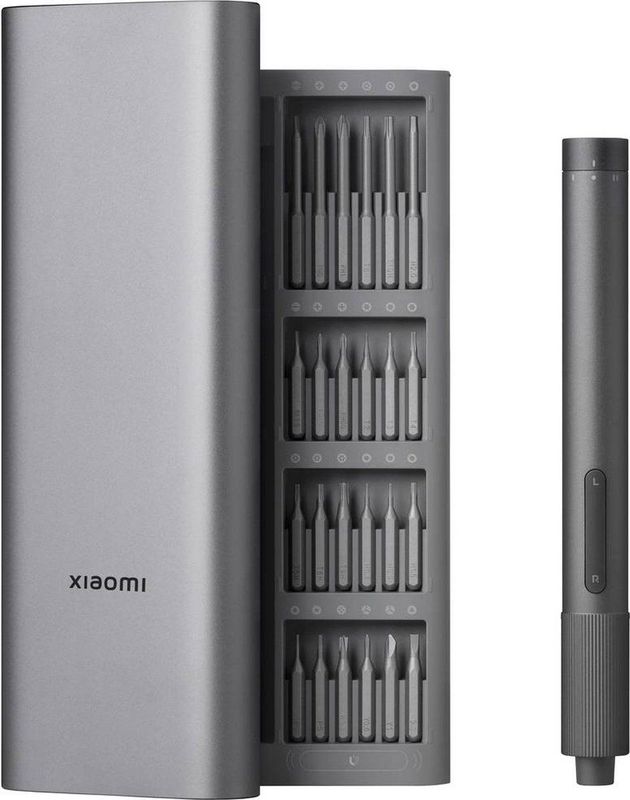 Xiaomi - Elektrische Precisie Schroevendraaier - Zwart - S2 Stalen Bits