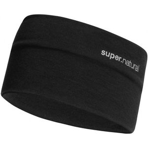 super.natural Hoofdband, uniseks, Merinowol, WANDERLUST HEADBAND, Maat: Een maat, Kleur: Zwart