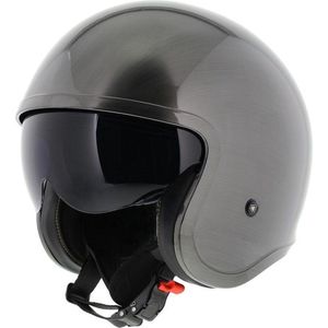 LS2 - OF599 Spitfire - Jethelm - Zilver - Polycarbonaat