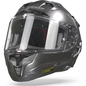 LS2 - Challenger - Integraal Motorhelm - Hoogwaardige Kunststof - Zwart