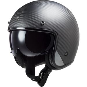 LS2, Motorhelm Jet BOB Solid Mat Carbon M