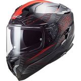 LS2 - Challenger - Motorhelm - Zwart - Polycarbonaat - Racing Vizier