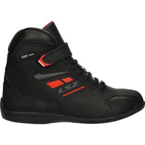 Mayura Boots 1590 Zwart Biker Motorlaarzen Heren Ronde Stalen Neus Anti Slip Zool Echt Leer 441044