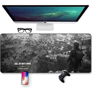 Muis Mat call-of-duty Speed Gaming Mouse pad,700X300mm Mousepad,Extended XXL grote Mousemat met 3mm-Dikke Base, voor notebooks, PC, E