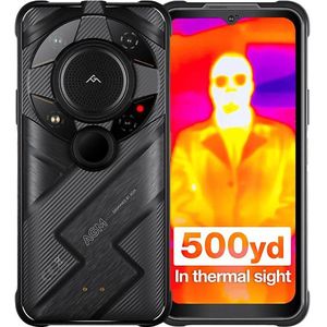 AGM G2 Guardian Outdoor smartphone zonder contract, 5G met warmtebeeld, monoculair, 500 meter, mobiele telefoon met warmtebeeldcamera, 256 x 192 autofocus, 10 mm lens, 12 + 256 GB, 6,58 inch FHD 108