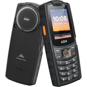 Bea-Fon - AGM M6 - Mobiele Telefoon - Zwart - 4G - Robuust en Waterdicht
