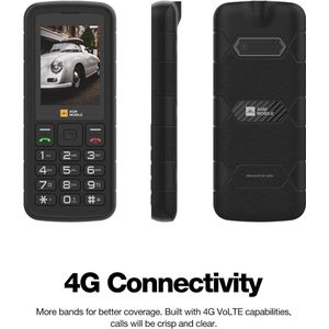 Agm - M9 4G - Mobiele Telefoon - Zwart - 128 MB