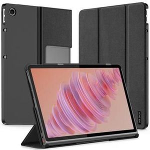 Lenovo Tab Plus Dux Ducis Domo Tri-Fold Smart Folio Hülle - Schwarz