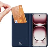 Dux Ducis Slim Softcase Bookcase voor de Oppo Reno 12 Pro - Donkerblauw