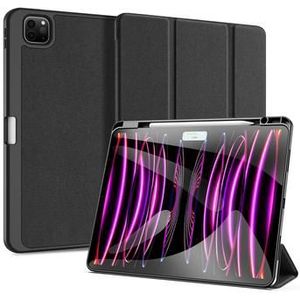 iPad Pro 13 (2024) Dux Ducis Domo Tri-Fold Smart Folio Hülle - Schwarz